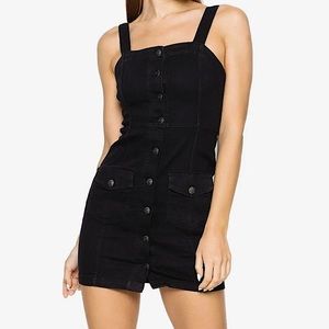 H&M Divided Denim Mini Dress with Pockets